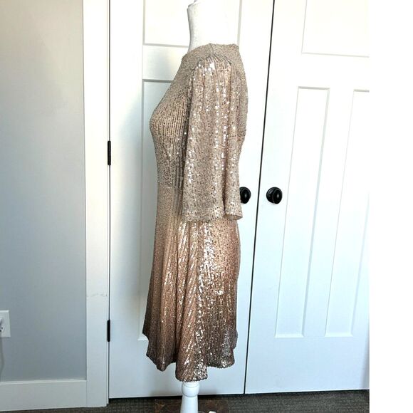 NWT Old Navy Ombre Sequined Mini-Dress Size Small - Picture 7 of 11